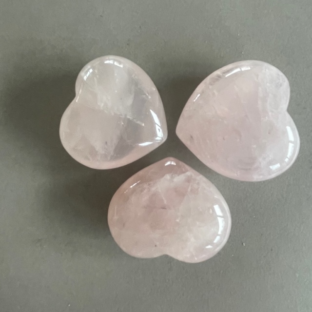 Rose Quartz Heart - The Crystal People