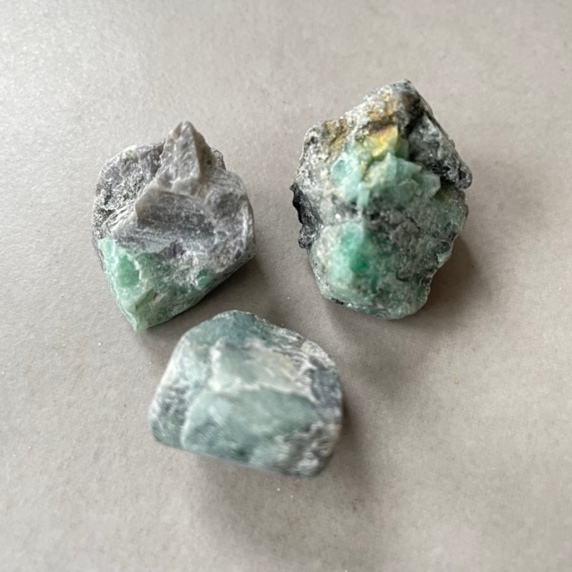 Emerald in Matrix (Mineral) - The Crystal People