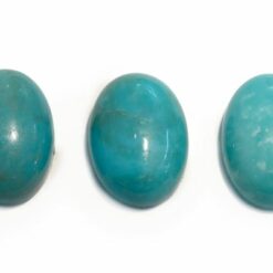 turquoise, oval 8mm x 10mm