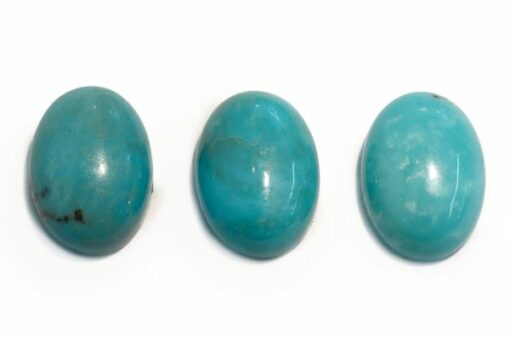 turquoise, oval 8mm x 10mm