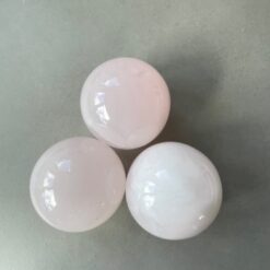 calcite, pink, sphere (polished)