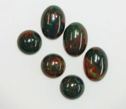 bloodstone oval 8x10mm