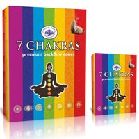 7 chakras incense backflow cones