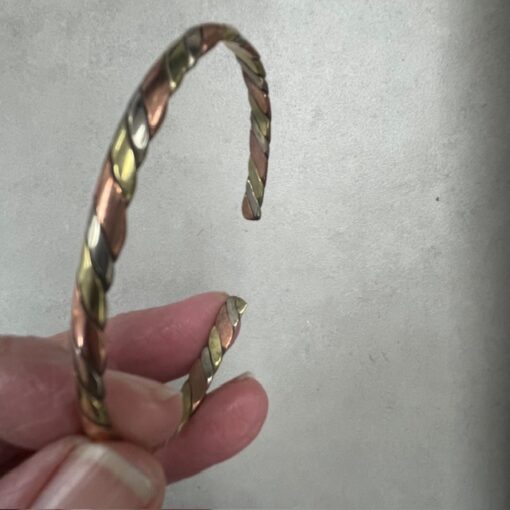 bracelet, copper and brass, style d